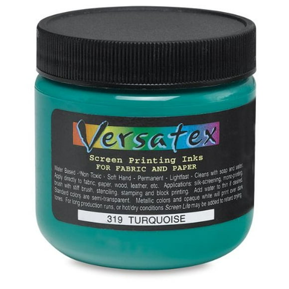 Versatex Screenprinting Ink Blue for Paper and Fabric 16oz