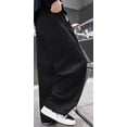thumbnail image 7 of KAOOCXU Simple Trousers For Boy Printing Medium And Large Age Child Casual Sweatpants Wide Leg Pants Skin Friendly Hip Hop Streetwear, 7 of 7