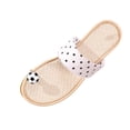 thumbnail image 2 of Sandals Women Dressy Women's Fashionable And Versatile Plus-Size Flops With Decorative Polka Dots for Spring And Summer Trendy And Comfortable Slippers White 43, 2 of 9