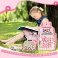 thumbnail image 2 of Mochila Kacctyen rosa transparente para estudiantes escolares con bolsa de almuerzo, 2 of 6