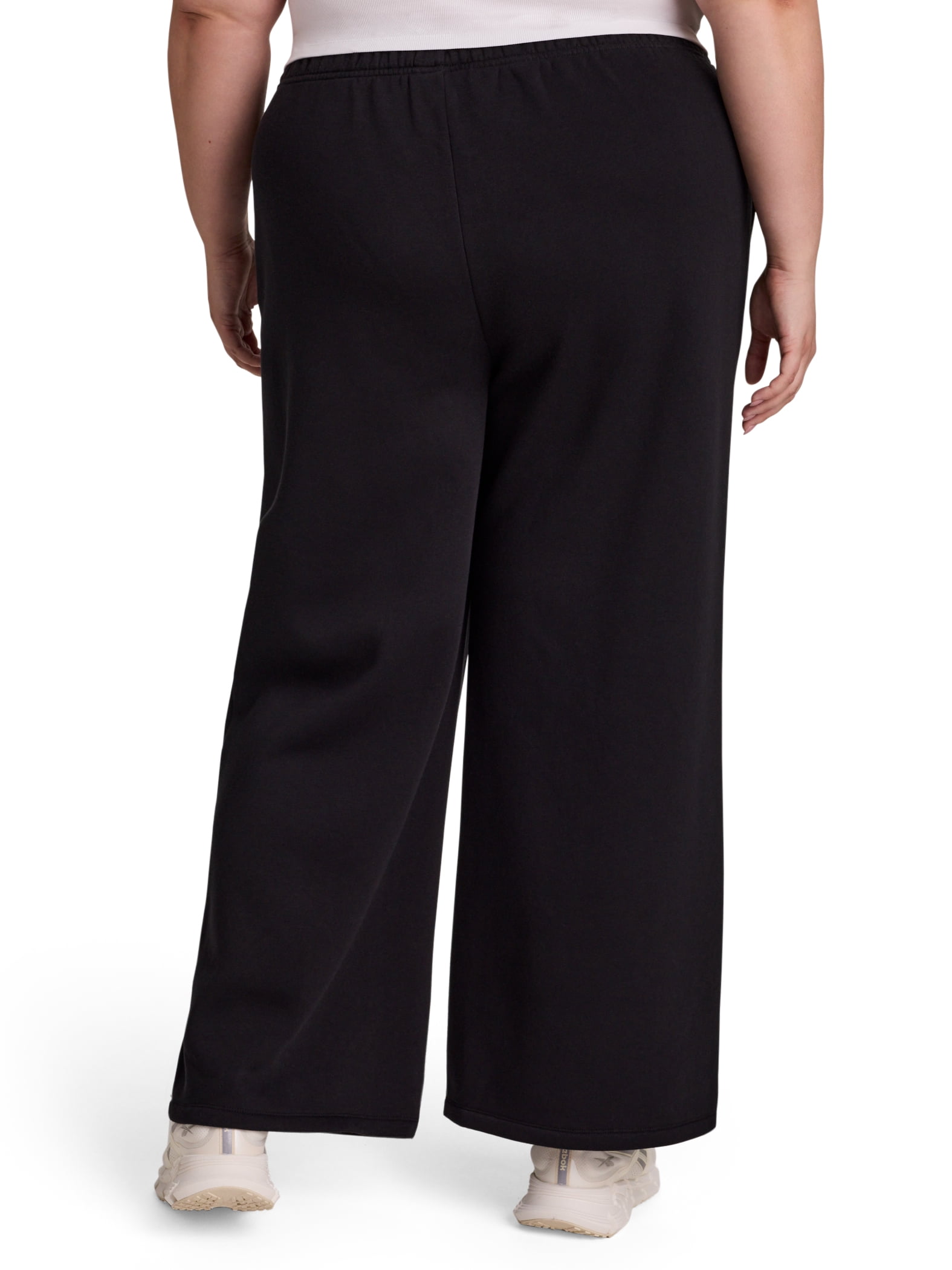 Reebok Women's and Women's Plus Game Day Fleece Wide Leg Pant, Sizes XS-4X