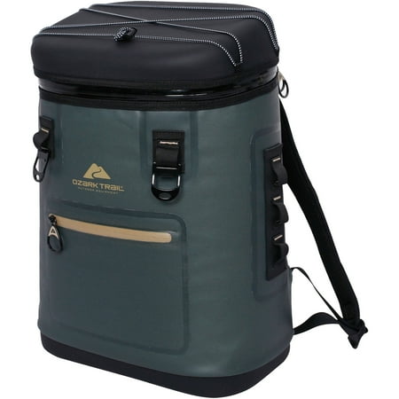 Ozark Trail Premium 20 Can Backpack Cooler, Green