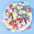 thumbnail image 4 of 50 piezas 3D erizo color mezclado resina Animal botón plano para bricolaje pinza de cabellero diadema adornos de álbum de recortes, 4 of 9