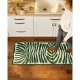 thumbnail image 3 of TOWN & COUNTRY LUXE Livie Matisse Cutout Everwash® Washable Multi-Use Decorative Rug, Kitchen Runner Rug, Low-Profile Door Mat, Bedroom Rug and Dorm Room Rug with Non-Slip Backing, Green, 24"x72", 3 of 11
