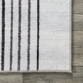 thumbnail image 6 of nuLOOM Martine Abstract Sun Machine Washable Area Rug, 6', Round, Burnt Orange, 6 of 10
