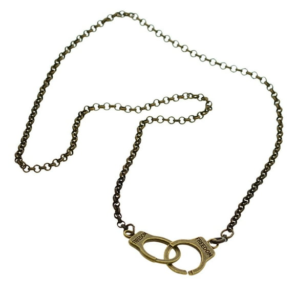 Colgantes de Cadenas de Esposas de Latón para Hombres, Hombres, Cadena, Niños