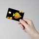 thumbnail image 5 of estilos de pegatinas para tarjetas de crédito, diseño de espada negra, para tarjetas de débito, sin burbujas, delgadas, personalizadas, de PVC, resistentes al agua, para tarjetas de transporte, 7,3 x, 5 of 6