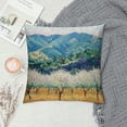 thumbnail image 2 of Orinice Trees Mountains Field Graphic Decorative Throw Pillow Cover for Home Couch Living Room Bed Sofa Zipper Closure 20x20in, 2 of 5