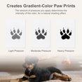 thumbnail image 5 of Unique Bargains Paw Print Kit for Dogs 4 Pcs Ink Pad & 2 Wooden Frames Dog Paw Print Memorial Kit for Pet Lovers Gift White, 5 of 6