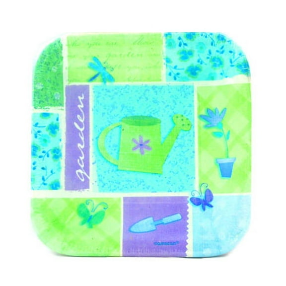 Floral 'Garden Collage' Small Paper Plates (8ct)