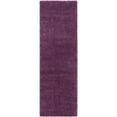 thumbnail image 2 of SAFAVIEH California Plush Solid Shag Runner Rug, Purple, 2'3" x 5' - Modern Design, Purple, Non-Shedding & Easy Cleaning, Ultra Plush Thick Pile, Ideal for Living Room, Bedroom, Entryway, 2 of 12