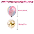 thumbnail image 2 of Party Balloons Pack of 15, Confetti Balloon, 12 Inch Balloons Decorations Set, 2 of 5