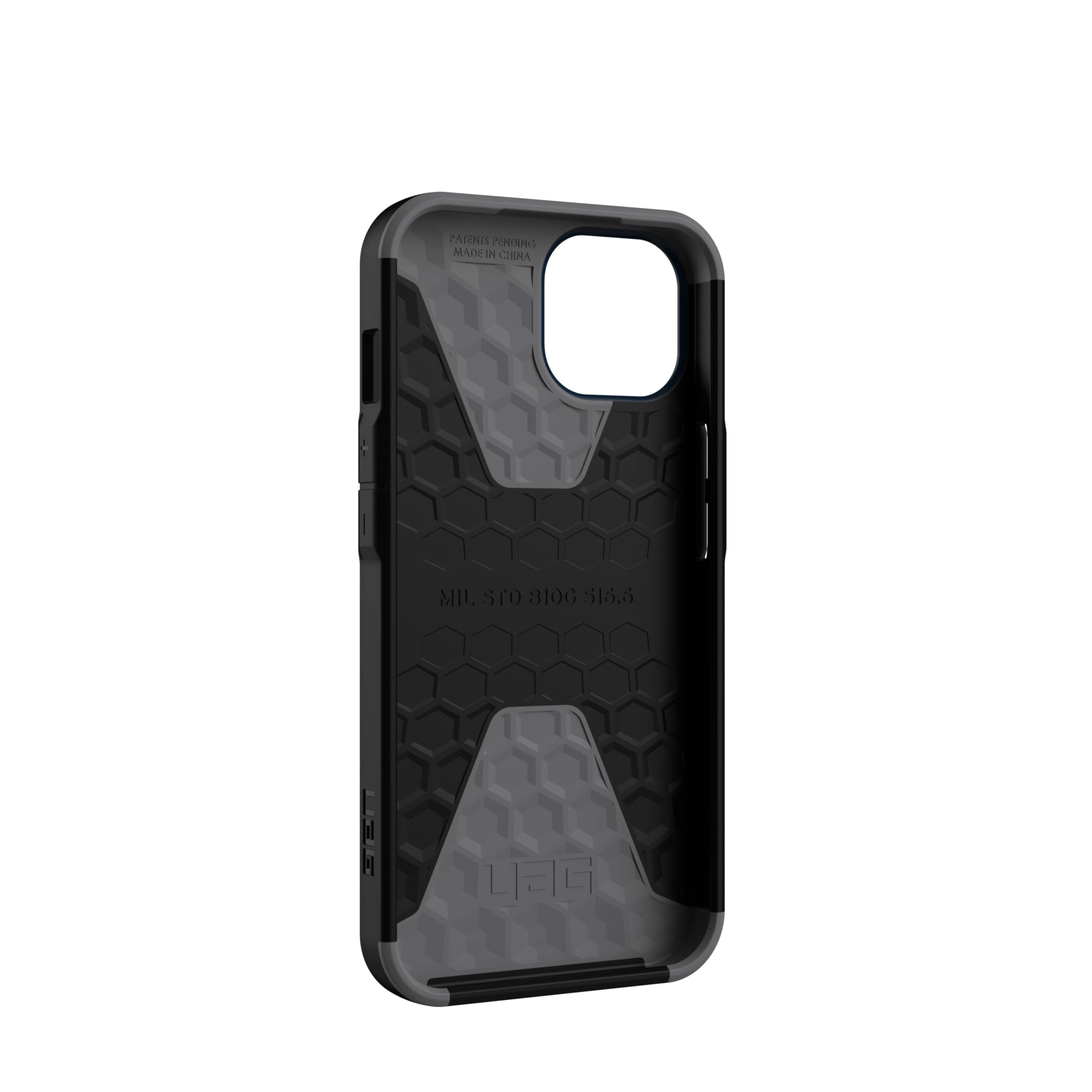 UAG iPhone 14 Case Blue Mallard 6.1" Civilian Sleek Ultra Thin Impact Resistant Dropproof Protective Cover Compatible with Wireless Charging by URBAN ARMOR GEAR