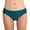 Green, variant on Women’s Side Shirred Bikini Bottom Solid Beach Classics Swim Bottom Mid Rise Bathing Suits