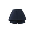 thumbnail image 7 of ATOGUTA Lace Shorts for Girls Size 3T-13 Kids Fashion Elastic High Waist Workout Running Shorts with Pockets Navy, 7 of 7