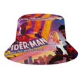 thumbnail image 1 of Hombre Araña A Través del Spider Verso Sombrero bucket para adultos, gorra de protección solar, sombrero de pescador plegable para viajes al aire libre, pesca y actividades de verano, 1 of 6