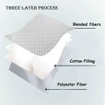thumbnail image 6 of Wdhugt Fiber Pillow Core Hotel Collection Bed Pillows Standard / Queen Size Set Of 1 - Original Down Alternative Pillow for Sleeping - Bedding for Back, Stomach Or Side Sleepers Pillowcase 19X30 In, 6 of 9