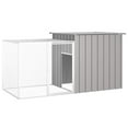 thumbnail image 1 of vidaXL Chicken Cage Grey 200x91x100 cm Galvanised Steel, 1 of 4