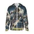 thumbnail image 2 of Lsque Astronaut Soccer Field UPF 50+ Lightweight Sun Protection Men's Women's Long Sleeve Shirt, Hoodie Performance -XX-Large, 2 of 9