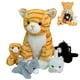 thumbnail image 1 of Gato de peluche con bebés dentro de mamá embarazada, naranja, 1 of 6