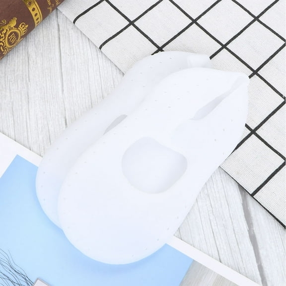 Worgeous Waterproof Boat Socks with Breathable Holes for Women Lightweight and Comfortable SEBS Material White