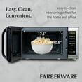 thumbnail image 6 of Farberware 1.6 Cu. Ft Countertop Microwave Oven, 1100 Watts, Stainless Steel, 6 of 6