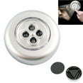 thumbnail image 4 of LED Light Closet Night Lamp Kitchen Home On Under Cabinet Stick 4 Push LED Light, 4 of 8
