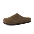 thumbnail image 3 of Cushionaire Lute Genuine Suede Leather Clogs for Women Indoor and Outdoor – Comfortable Slip On Womens Clogs with Cushioned Footbed, 3 of 26