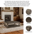 thumbnail image 5 of Signature Design by Ashley Johnelle Gray Coffee Table with Storage Shelf, Traditional Farmhouse Style, 5 of 6
