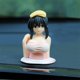 thumbnail image 4 of Decoración para salpicadero de coche de 6cm, accesorios para interior de cabina de oficina de anime, regalo de cumpleaños Feliz Sencillez, 4 of 5