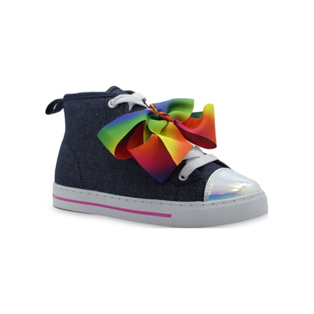 Nickelodeon Jojo Siwa Rainbow Denim High-Top Sneaker (Little Girls & Big Girls)