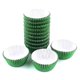 thumbnail image 2 of Eoonfirst Mini Moldes De Aluminio Para Magdalenas, Vasos De Papel Para Hornear Para Muffins, Días Navideños, 300 Piezas (Verde), 2 of 5