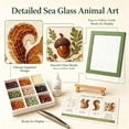 thumbnail image 3 of Sea Glass Mosaic Art, Garden & Woodland Mosaic Art DIY Kit, Birds And Woodland Animal DIY Craft Kit, Handmade Glass Artwork For Home Decor, 3 of 8
