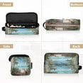 thumbnail image 5 of Hair Tool Organizer Bag with Heat Resistant Mat Removable Travel Storage Case for Hot Air Brushes Curling Irons Palm Trees and Ocean, 5 of 8