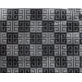 thumbnail image 4 of oneOone Georgette Viscose Fabric Greek Key Geometric Printed Fabric 1 Yard 42 Inches Wide, 4 of 4