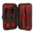 thumbnail image 1 of Unique Bargains 1 Set Manicure Set Professional Nail Pedicure Kit Travel Manicure Kit Black Stainless Steel, 1 of 7