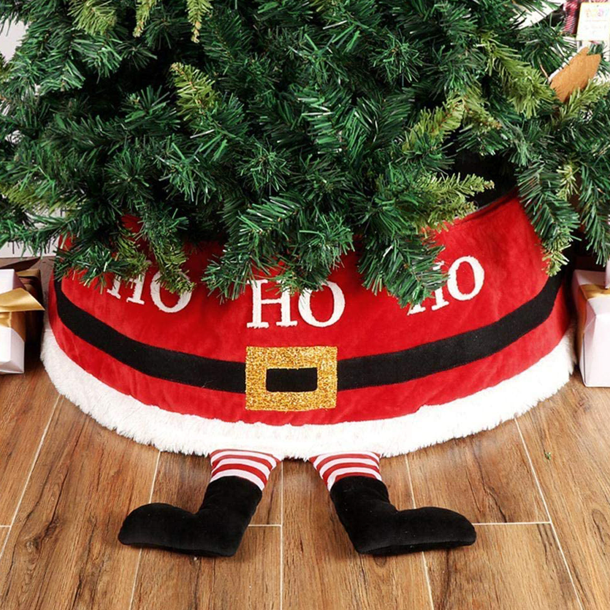 plastic christmas tree collar