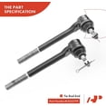 thumbnail image 3 of A-Premium 6Pcs Inner Outer Tie Rod End Compatible with Chevrolet S10 1996-2003 Blazer 1996-2005 GMC Jimmy 1996-2002 Sonoma 1996-2003 RWD, 3 of 8