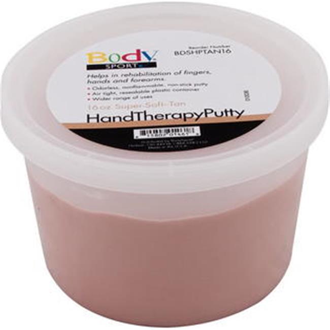 Body Sport BDSHPTAN16 Hand Therapy Putty, Tan Super - 16 oz - Walmart.com