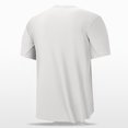 thumbnail image 4 of LYEAA Casual Shirts for Men Short Sleeve Crewneck Pullover Summer Tees Solid Fashion Loose Outdoor Tee Tops Breathable Comfortable Soft Daily Clothes White M, 4 of 6