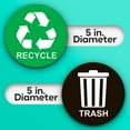 thumbnail image 3 of Assured Signs Recycle Sticker for Trash Can | 5 by 5" | 2 Pack | Green & Black Vinyl - Ideal Recycling Stickers For Bin, 3 of 9