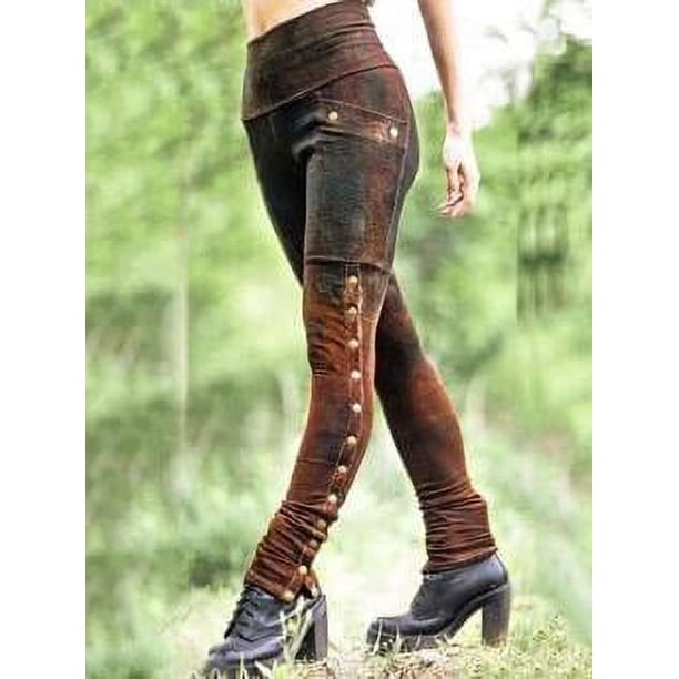 Pantalones pitillo sexys con remaches divididos, pantalones pitillo ajustados con bolsillos y elásticos