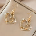 thumbnail image 6 of TFYZYY Heart Pendant Earrings Bracelet Jewelry Set | Heart-Shaped Necklace & Accessories | Alloy Jewelry for Couples | Perfect Gift for Anniversaries & Birthdays, 6 of 9