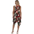 thumbnail image 2 of FUIALDOLG Womens Christmas Dress Trendy Tank Sleeveless Dresses with Pocket Christmas Theme Plaid Dresses Lady Casual Tshirt Skirt Loose Fit Cocktail Dresses,3XL, 2 of 7