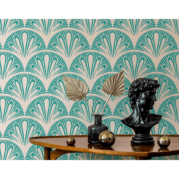 Geometric Pattern Stencil - Art and Wall Stencil (6"x6")