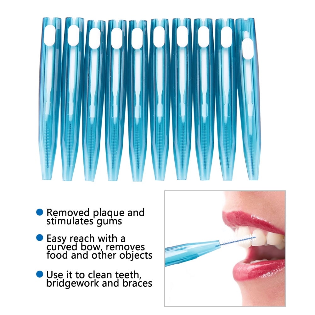 FAGINEY Interdental Toothpick,Interdental Tooth Brush Flossing Head