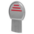 thumbnail image 1 of Peigne pour Animaux, Peigne à Puces en Acier Inoxydable Semi-Circulaire Durable Confortable Bout Rond pour Chiens et Chats Rouge Vif, 1 of 7