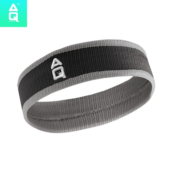 AQ Cotton Sweatband Unisex Sports Headband High Elasticity Women Yoga Running Hair Band Men Outdoor Fitness Sports Safety Headband Elastic Head Band for Basketball Running