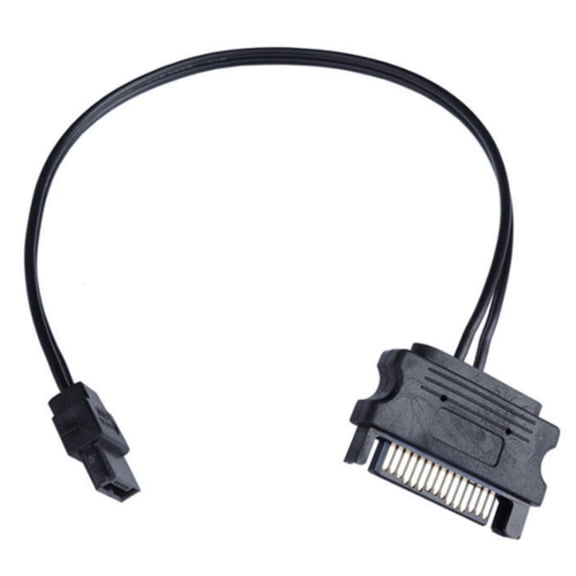 Yammee 15Pin Sata to 6pin Power Adapter Cable for Notebook Optical Drive Power Supply Cord 17CM