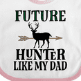 thumbnail image 4 of Inktastic Hunting Future Hunter Like Dad Boys or Girls Baby Bib, 4 of 4